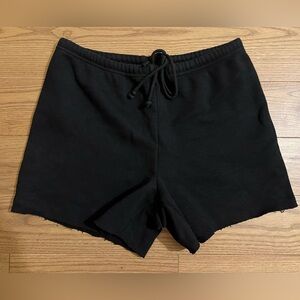 SKIMS Raw Hem Cotton Fleece Shorts